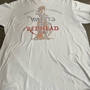 Disneyland Resort pirates of the Caribbean shirt We Wants The Redhead 2XL